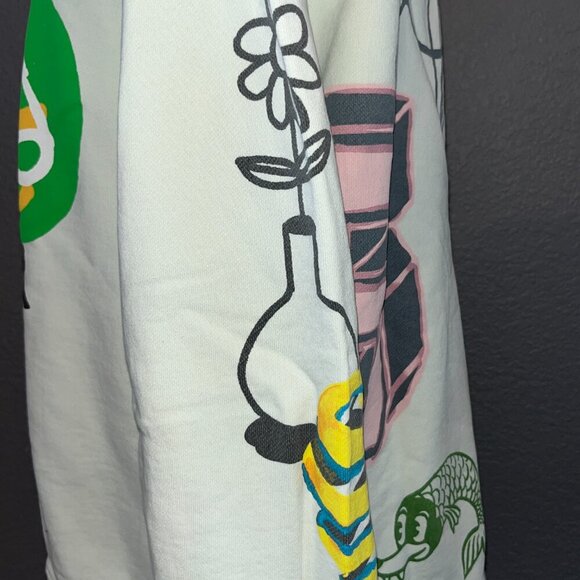 ZARA BUILD YOUR OWN PARADISE Artsy Graphic Men's Sweatshirt "As seen on TV" M - Picture 7 of 15